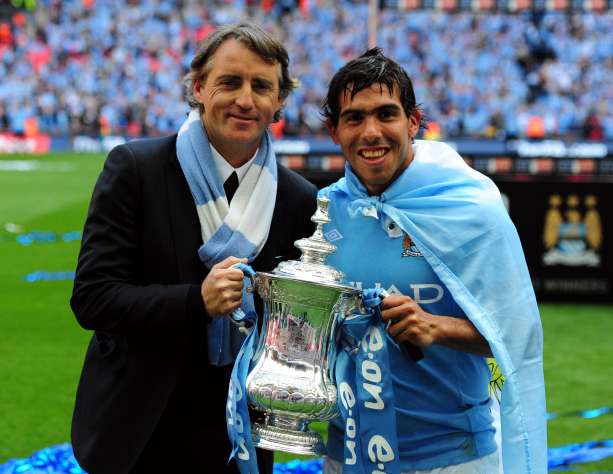 Le fils de Mancini a fait une Tevez