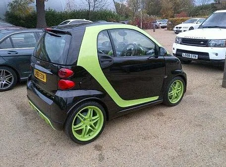 Photo: la Smart d’Andre Santos