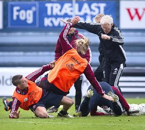 Photo: l’entraînement bizarre du Danemark