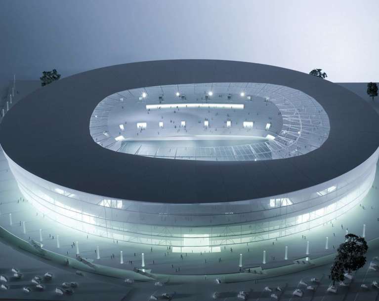 Le stade de Wroclaw est superbe