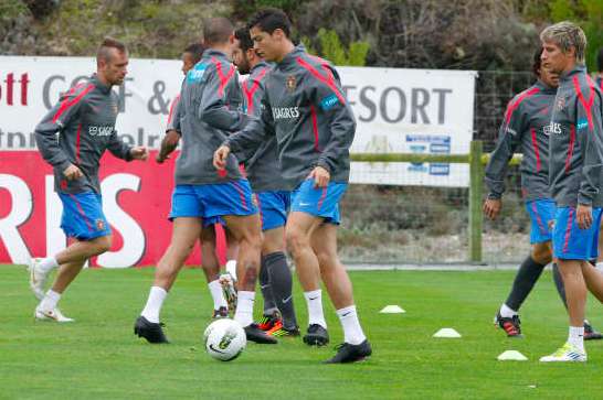 Photo : Ronaldo et Pepe à l’ancienne