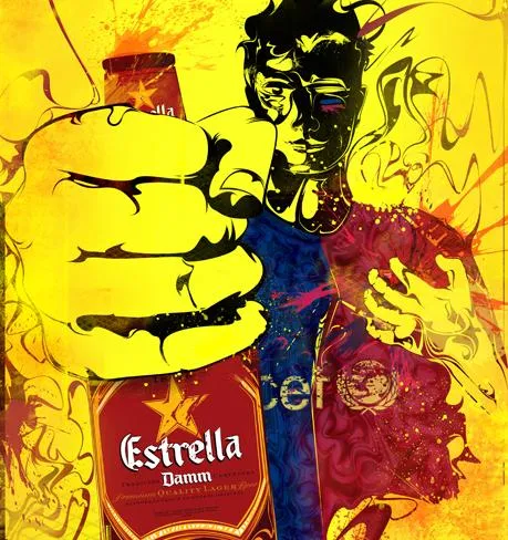 Photo : Estrella Damm, la bière du Barça