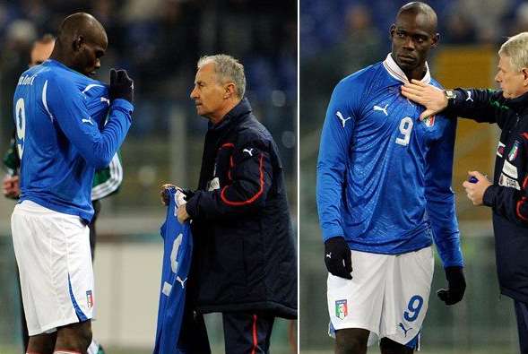 Photo : Balotelli se trompe de maillot