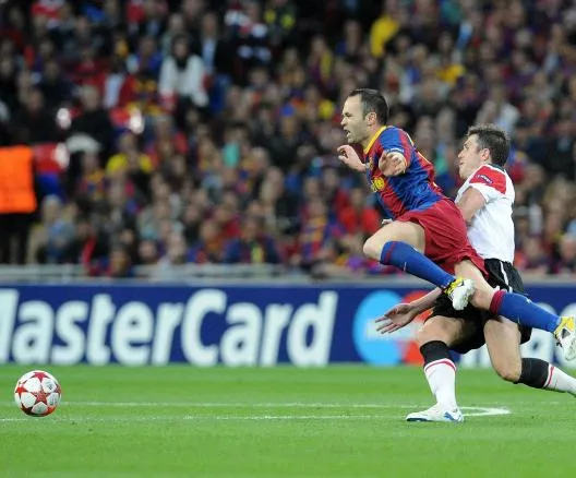 Iniesta et le football passion