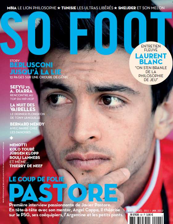 SO FOOT &#8211; N°92 &#8211; Javier Pastore