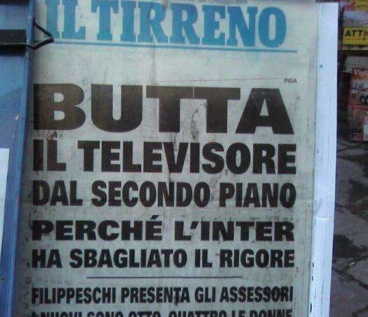 Il jette sa télé par la fenêtre