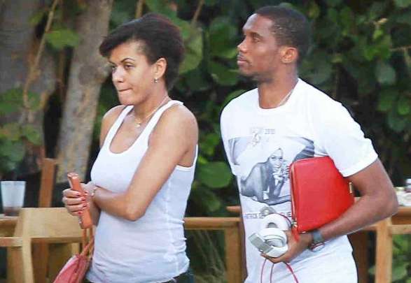 Photo : Mr et Mme Eto’o à Miami