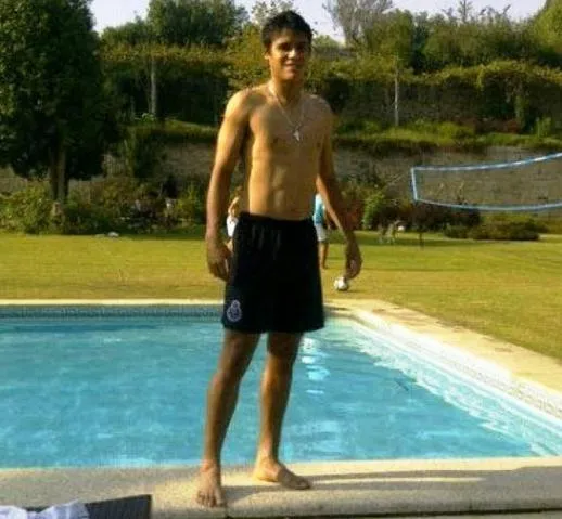 Photo : Melgarejo et son maillot de bain