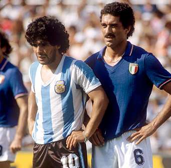 Gentile attaque Maradona