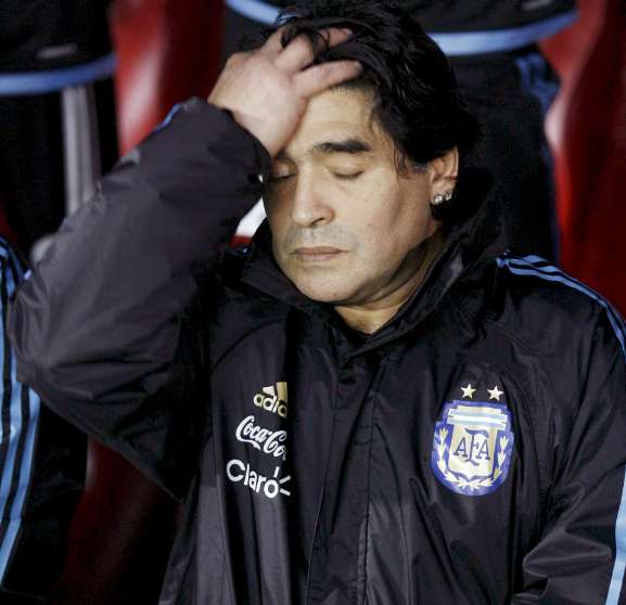 Adieu Santa Maradona