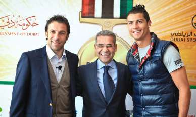 Photo : Del Piero et CR7