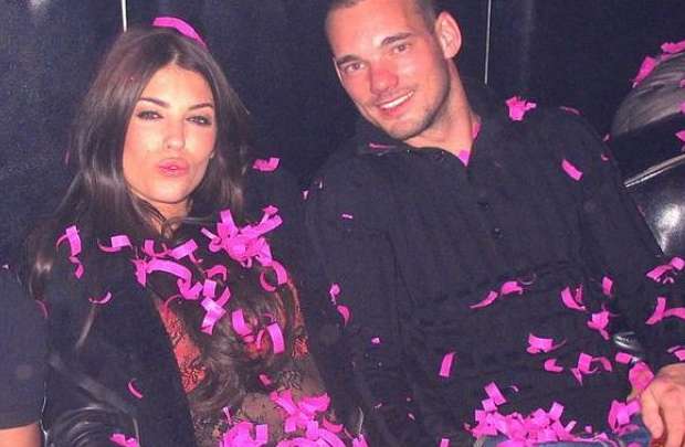 Photo : Sneijder et Madame