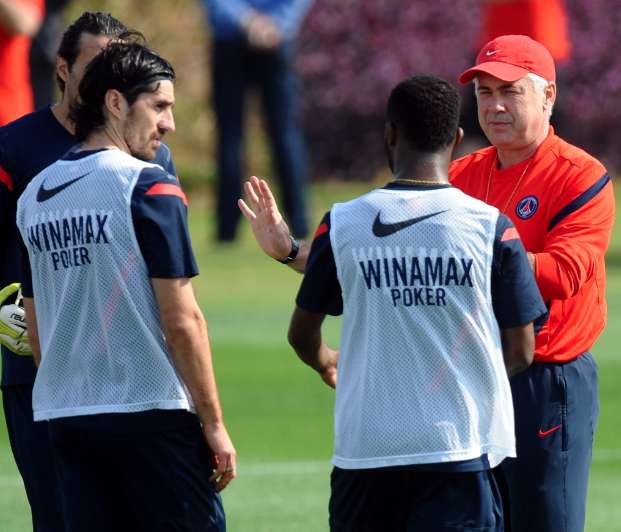 Photo : Ancelotti donne ses consignes