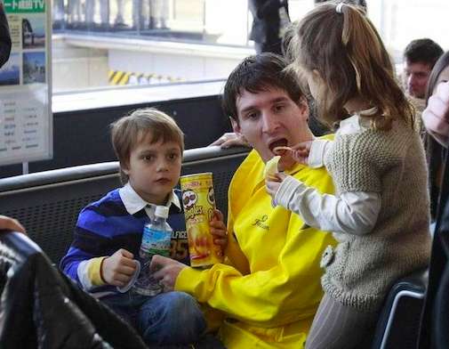 Photo : Messi à l&rsquo;apéro