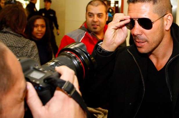 Photo : Simeone débarque à Madrid