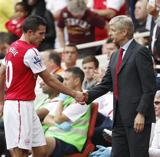 Van Persie pas fâché contre Wenger