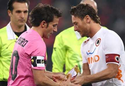 Photo : Del Piero et Totti