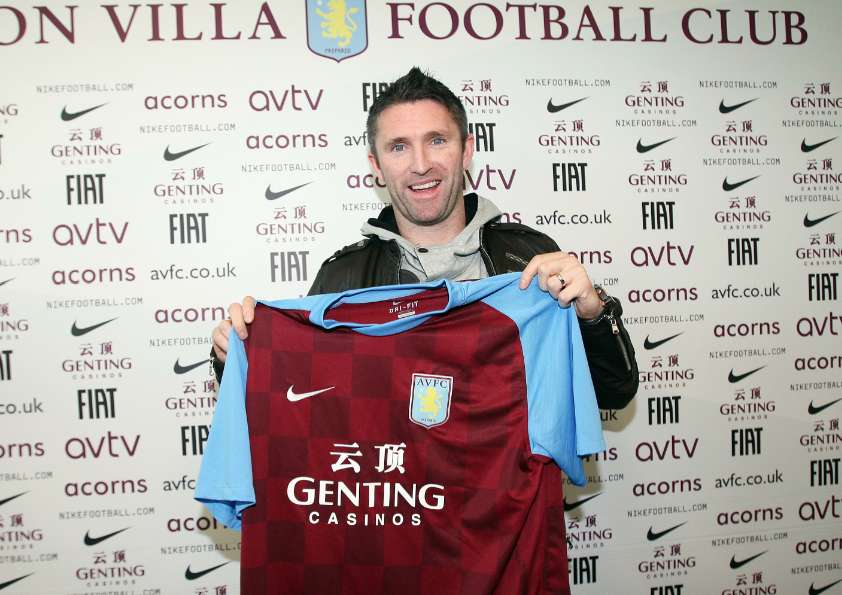 Photo : Keane à Aston Villa