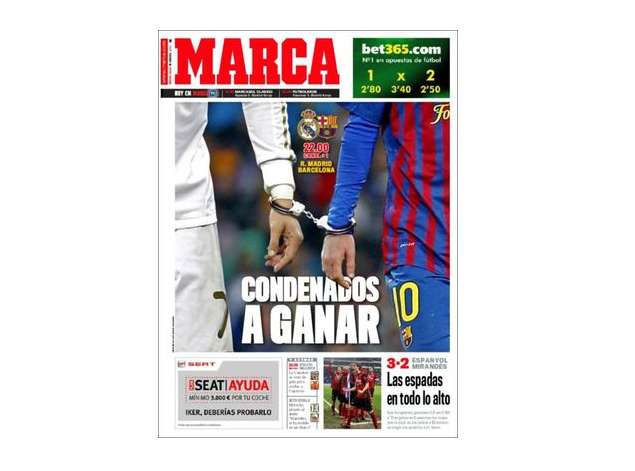 Photo: la Une de Marca