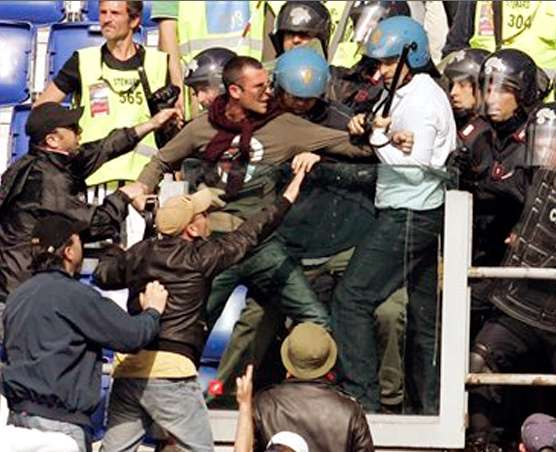 Un tifoso du Genoa à l’hôpital