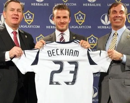Photo: Beckham de retour à L.A.