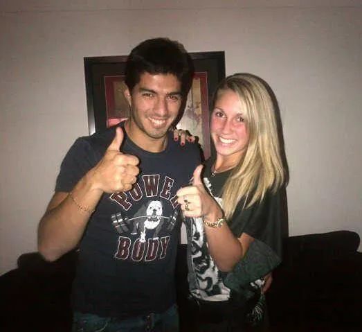 Photo: Suarez remercie tout le monde