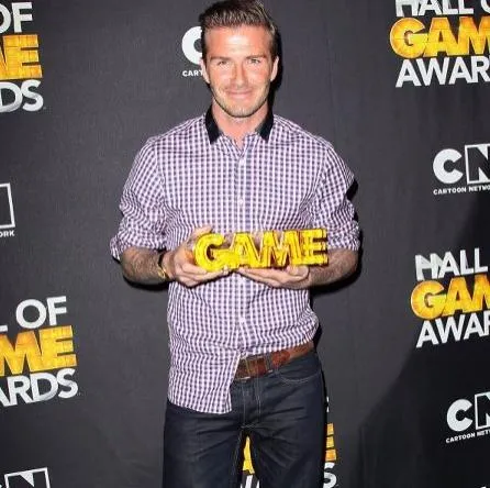 Photo : Beckham plaît aux kids