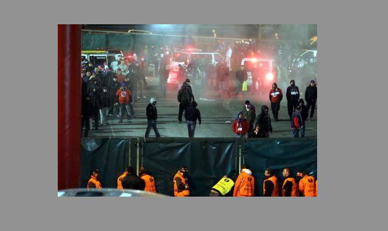 Photo : Le Wisla met le feu à Liège