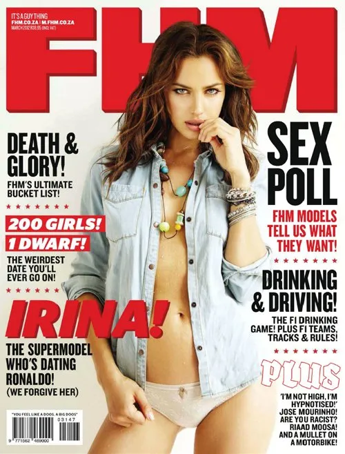 Photo : CR7 mécontent de la Une FHM?