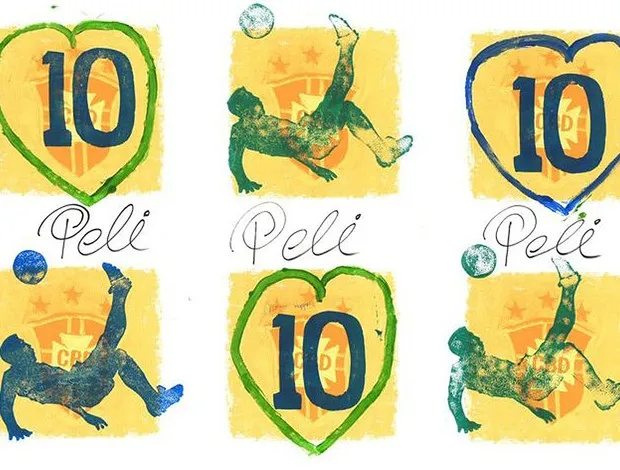 Photo : Pelé, ce peintre