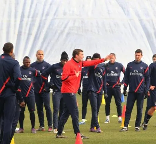 Photo : le PSG dans sa bulle