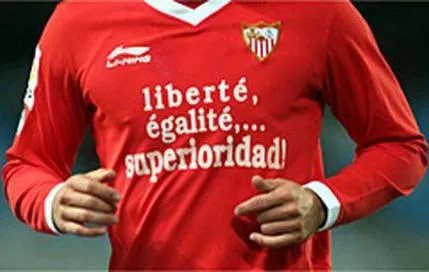 Photo : le FC Séville répond aux Guignols