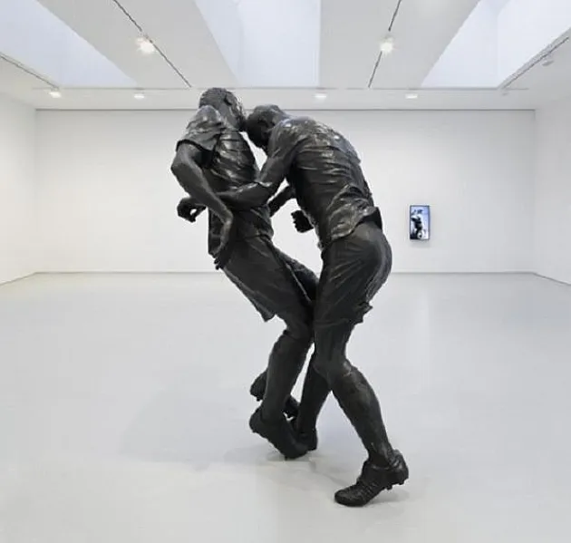 Le coup de boule de Zidane en sculpture
