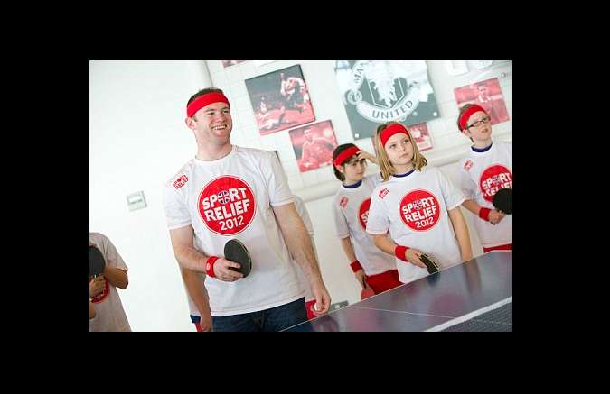 Photo : Rooney au ping-pong