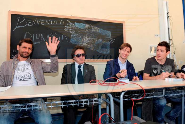 Photo : La Lazio va à l’école