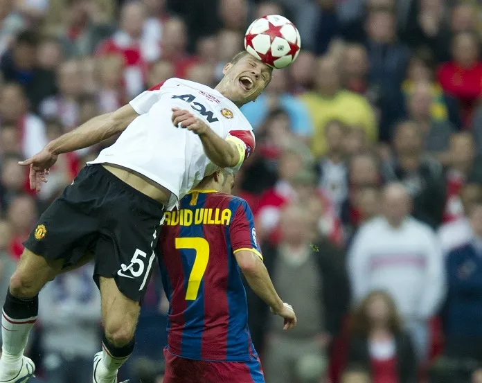 Vidic kiffe le Barca