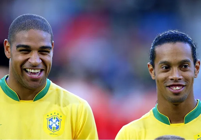 Ronaldinho en teuf avec Adriano