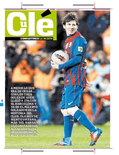 Photo : Olé 100% Culé