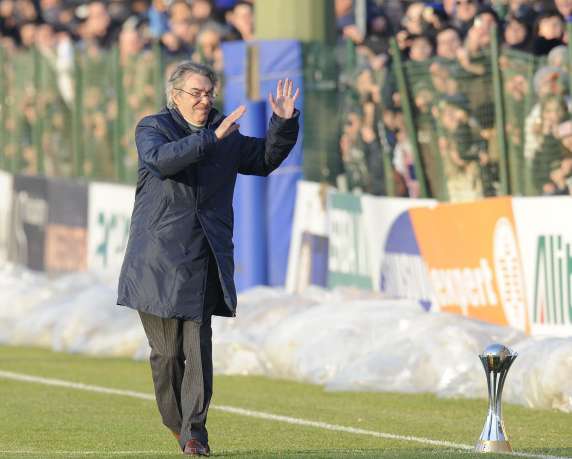 Moratti : «<span style="font-size:50%">&nbsp;</span>Ranieri a tout mon soutien<span style="font-size:50%">&nbsp;</span>»