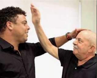 Photo : Ronaldo et Lula
