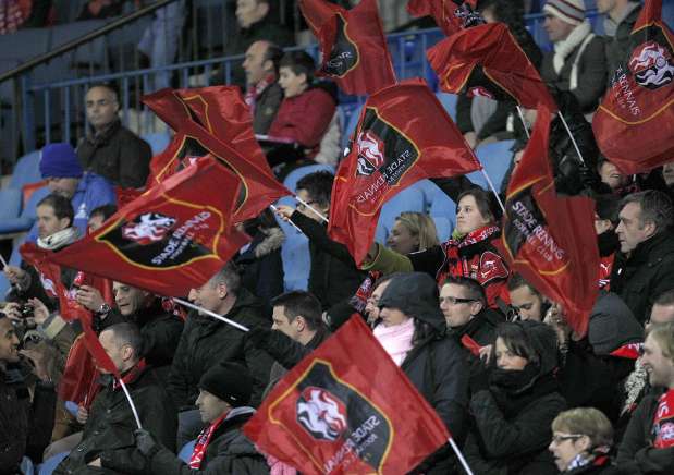 50 supporters rennais à l’entraînement