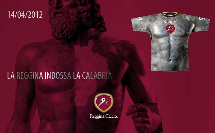 Photo : le maillot peau de la Reggina