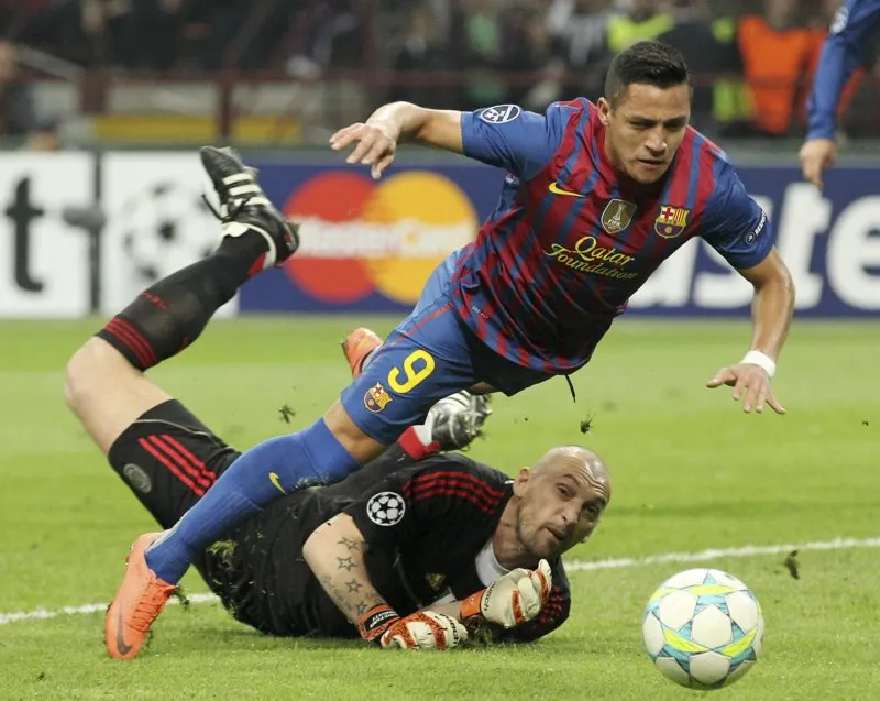 Photo : Le péno réclamé par le Barça