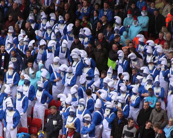 Photo : Les Schtroumpfs d&rsquo;Hartlepool