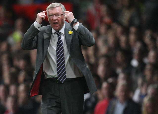 Alex Ferguson rouge de colère