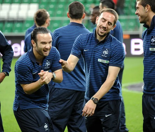 Ribéry et Valbuena refusent d&rsquo;évoquer Knysna