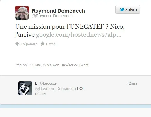 Photo : Domenech chambre Anelka