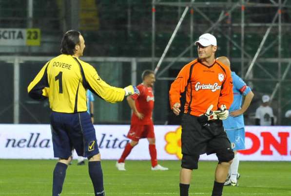 Photo : Totti gardien de but