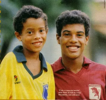 Photo : Ronaldinho et son père
