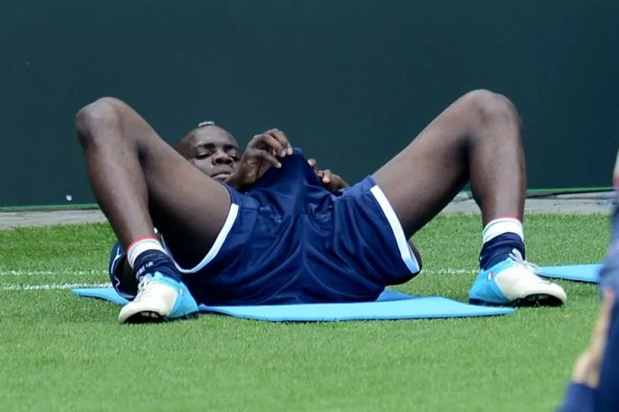 Photo : Balotelli est content